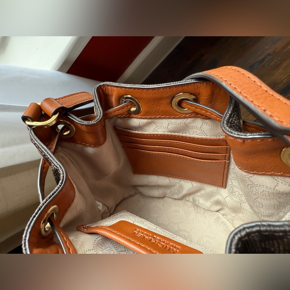 Michael Kors Small Drawstring Bucket Bag - Picture 10 of 12